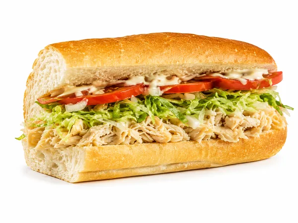Jersey Mike's Bacon Ranch Chicken Cheese Steak with bacon, lettuce, tomato and ranch