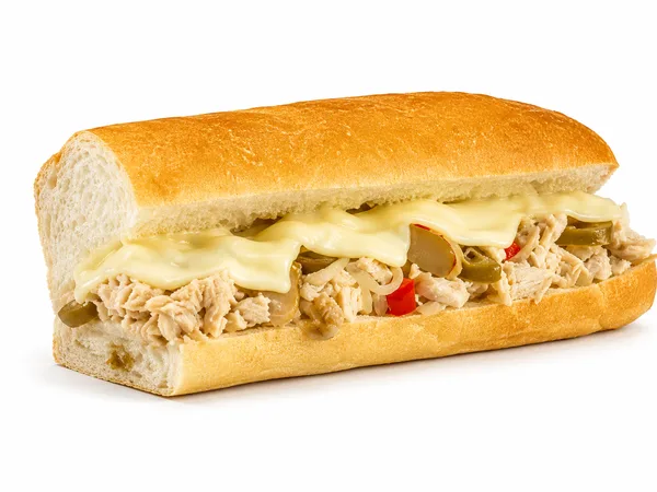 Jersey Mike's Big Kahuna Chicken Cheese Steak with mushrooms, jalapenos and extra cheese
