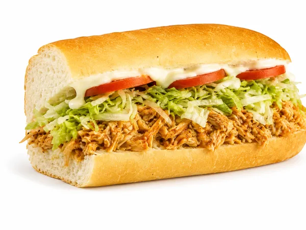 Jersey Mike's Buffalo Chicken Cheese Steak with Frank's Red Hot and blue cheese