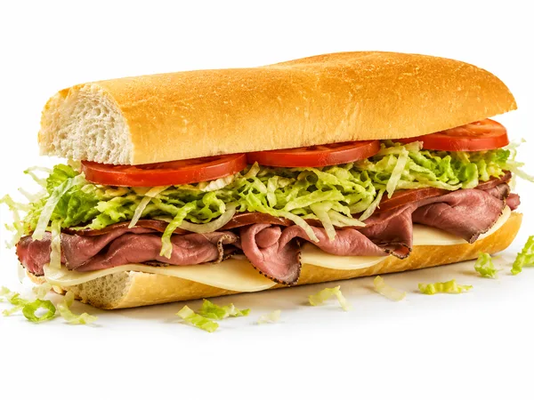 Jersey Mike's Cancro Special sub with roast beef, provolone and pepperoni
