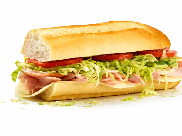 Jersey Mike's Jersey Shore's Favorite sub with provolone, ham and cappacuolo