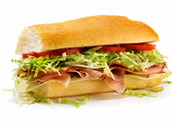 Jersey Mike's Original Italian sub with provolone, ham, prosciuttini, cappacuolo, salami and pepperoni
