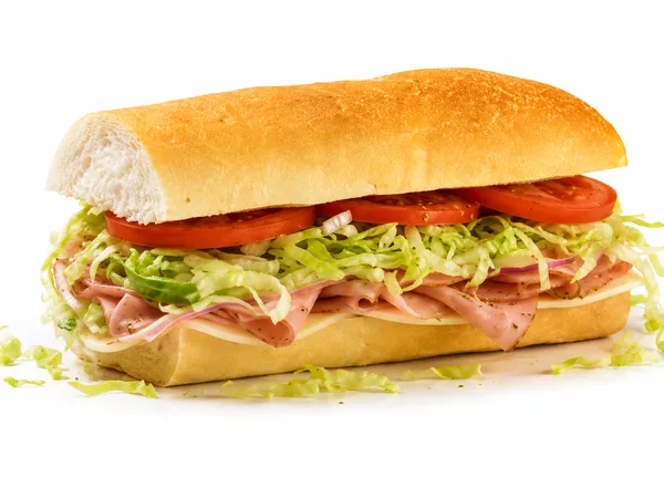 Jersey Mike's Super Sub with provolone, ham, prosciuttini and cappacuolo