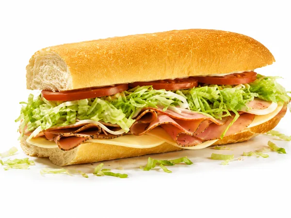 Jersey Mike's Number Four sub with provolone, prosciuttini and cappacuolo